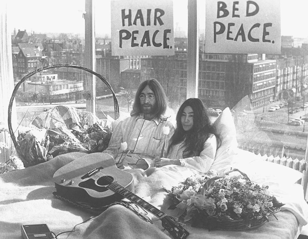 Il bedin di John Lennon e Yoko Ono Foto 1 di 6