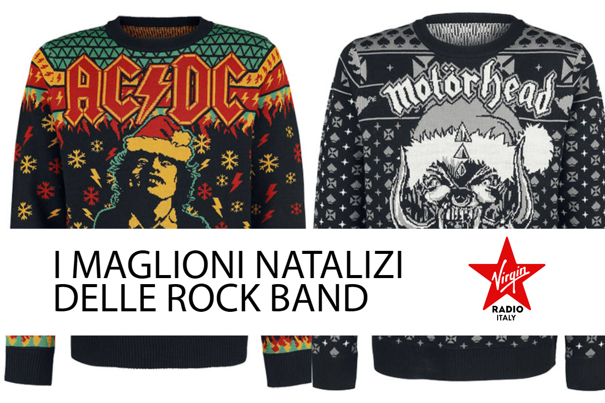 maglione natalizio rock