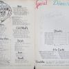 Menu autografato da Elvis Presley