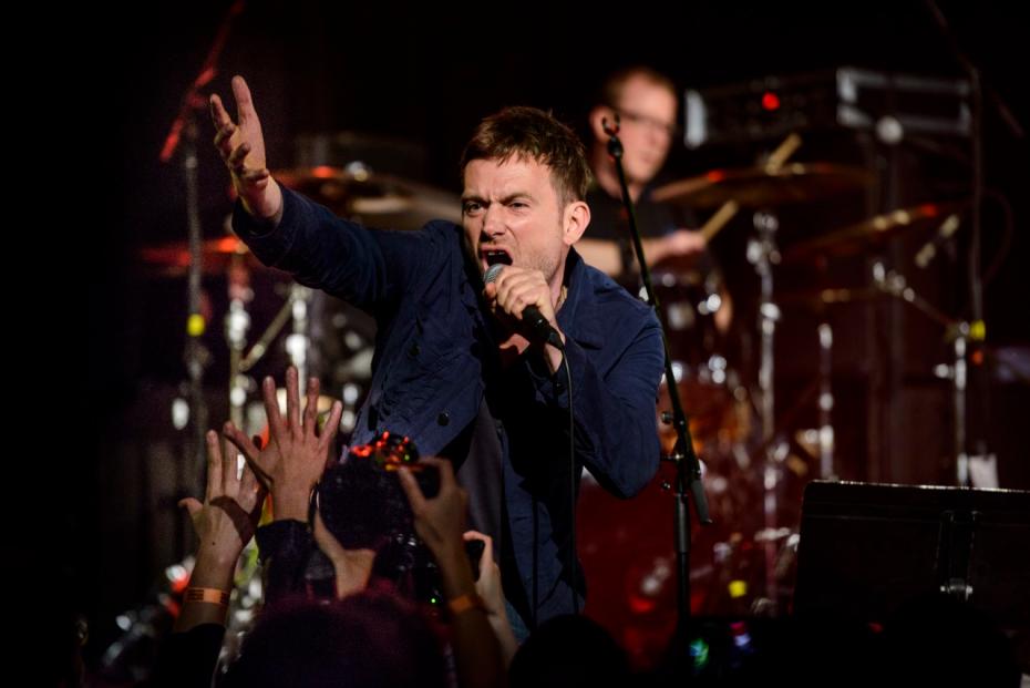 Blur in concerto a New York