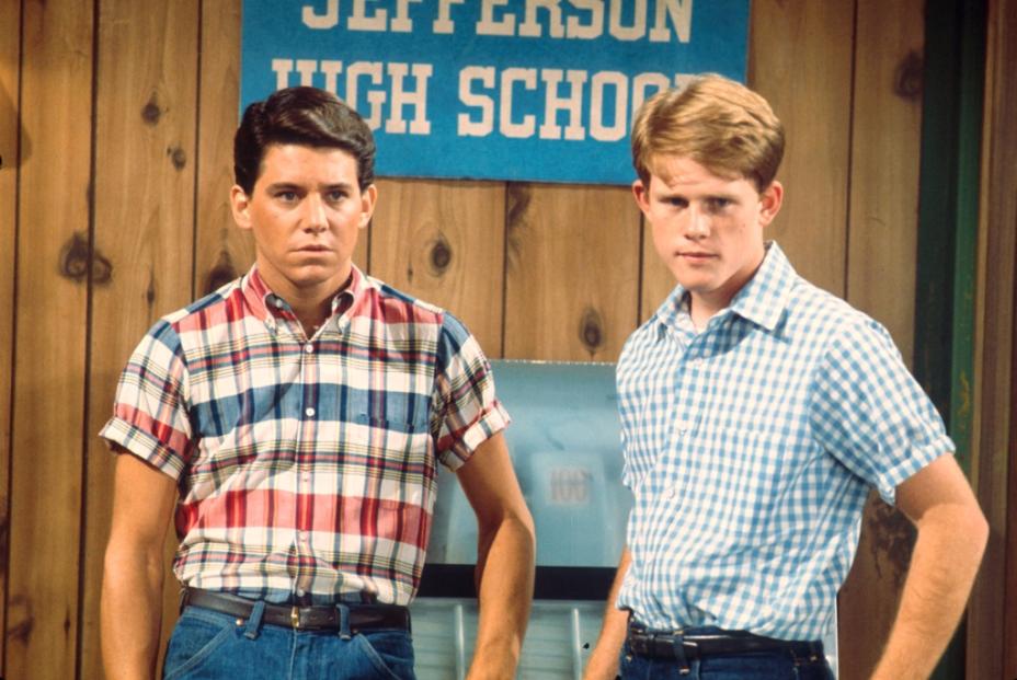 Anson Williams e Ron Howard 
