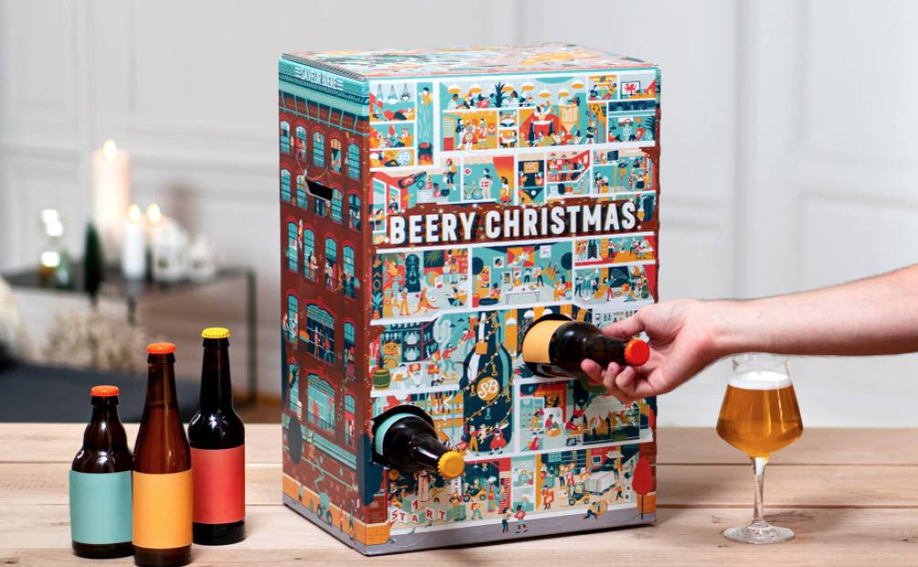 Il Beery Christmans ha un design davvero originale: il calendario è stato disegnato dall’illustratore Rafael Varona, il quale è riuscito a creare una 