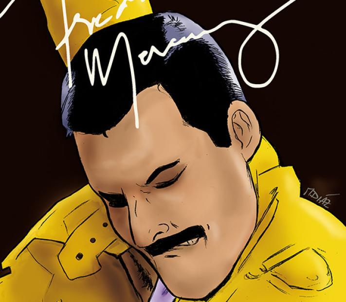 Fumetto Freddie Mercury