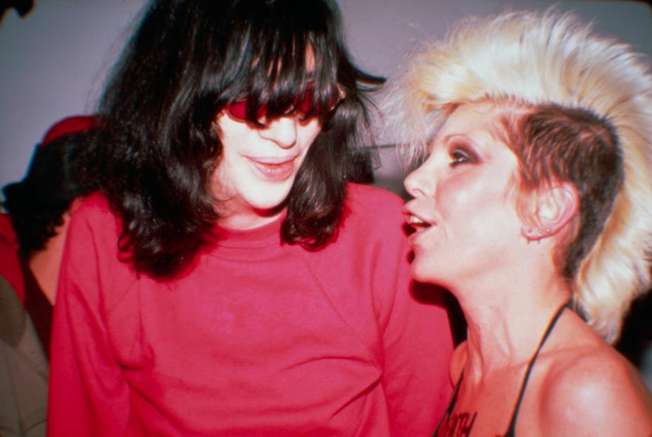 Joey Ramone con Wendy O. Williams