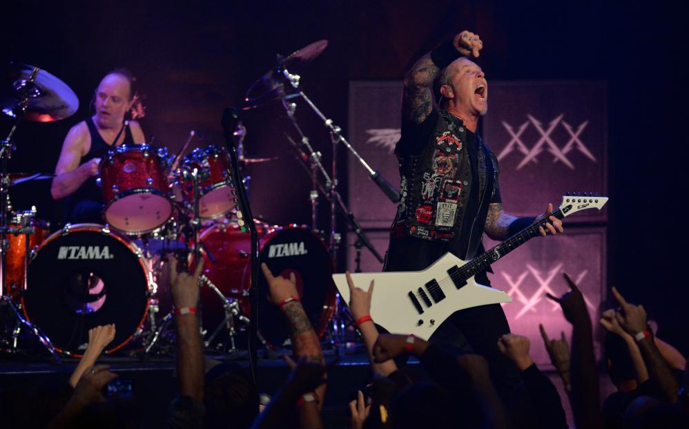 Metallica live at the Apollo