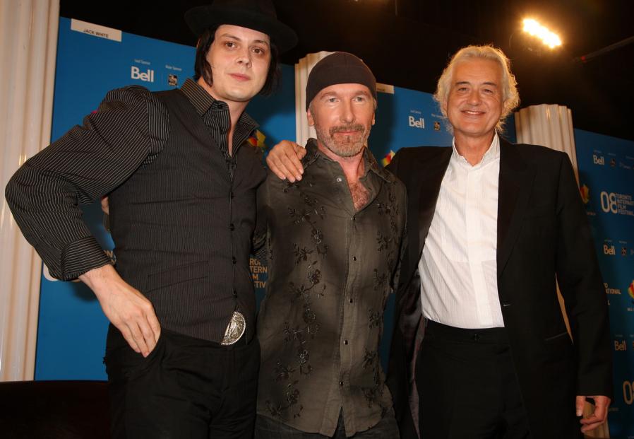Jack White, Jimmy Page & The Edge