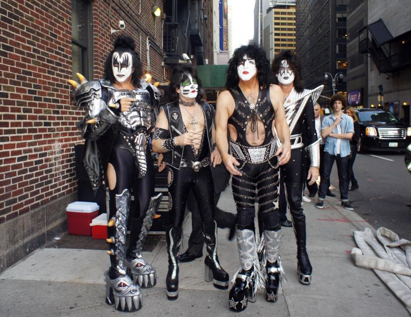 Gene Simmons, Eric Singer, Paul Stanley e Tommy Thayer