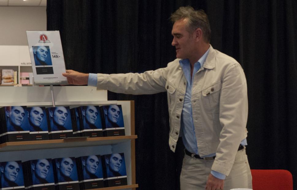 Morrissey visits Gothenburg for exclusive book signing
