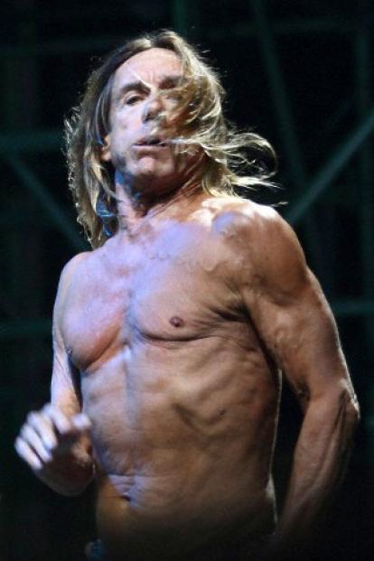 Iggy Pop and the Stooges perform in Rome