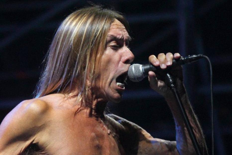 Iggy Pop and the Stooges perform in Rome