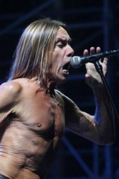 Iggy Pop and the Stooges perform in Rome