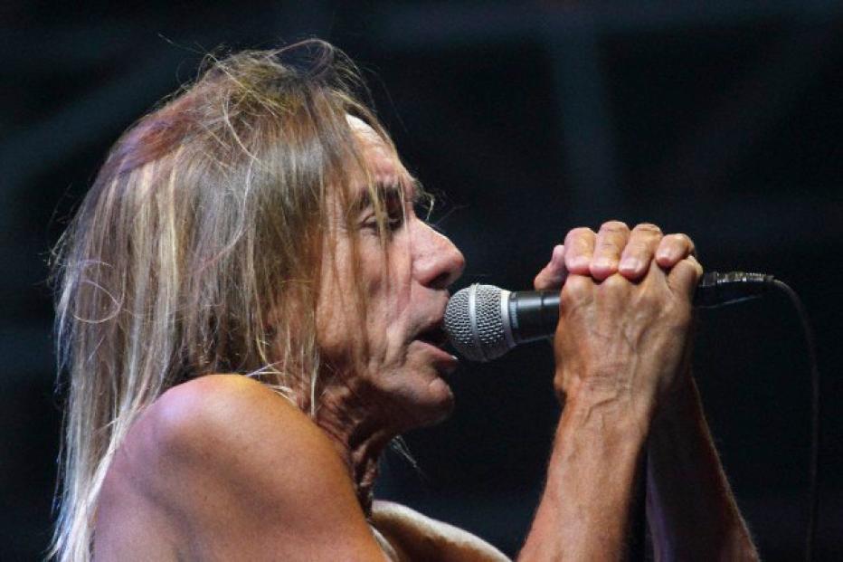 Iggy Pop and the Stooges perform in Rome