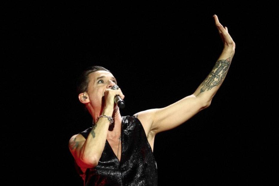 Depeche Mode perform at the Stadio Olimpico in Rome