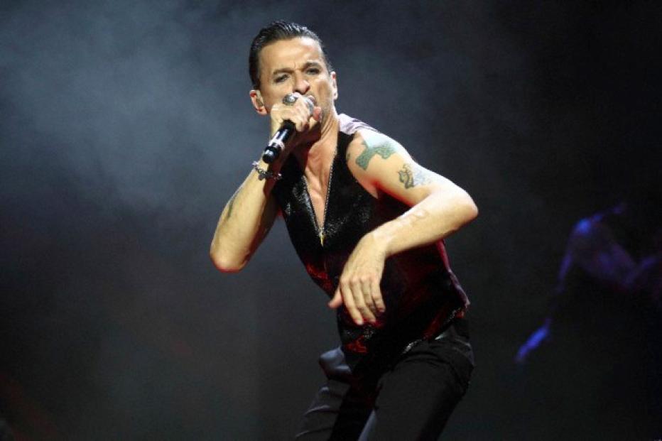 Depeche Mode perform at the Stadio Olimpico in Rome