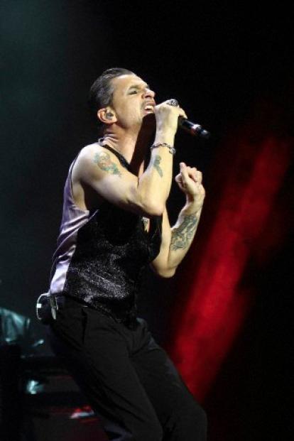 Depeche Mode perform at the Stadio Olimpico in Rome