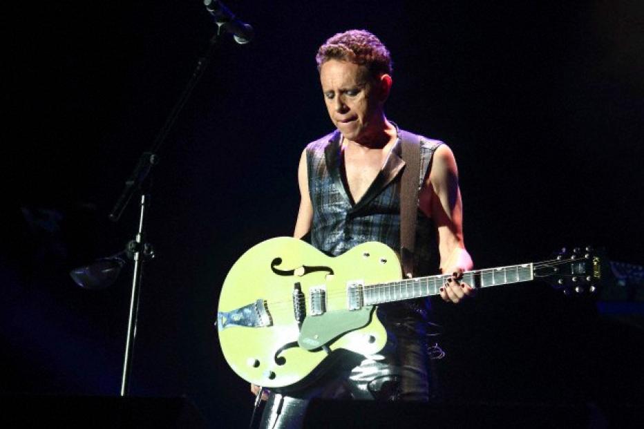Depeche Mode perform at the Stadio Olimpico in Rome