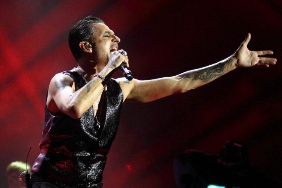 Depeche Mode perform at the Stadio Olimpico in Rome
