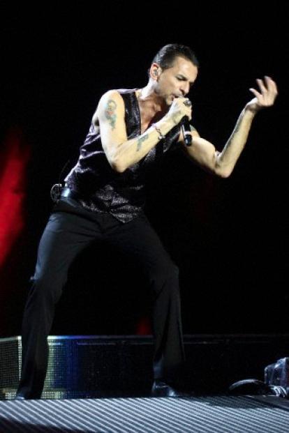 Depeche Mode perform at the Stadio Olimpico in Rome