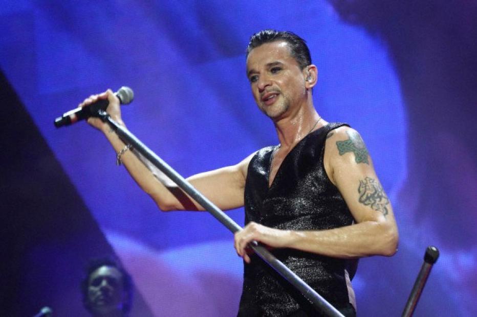 Depeche Mode perform at the Stadio Olimpico in Rome