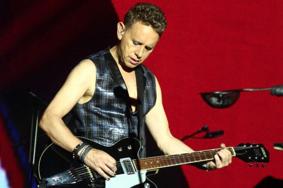 Depeche Mode perform at the Stadio Olimpico in Rome
