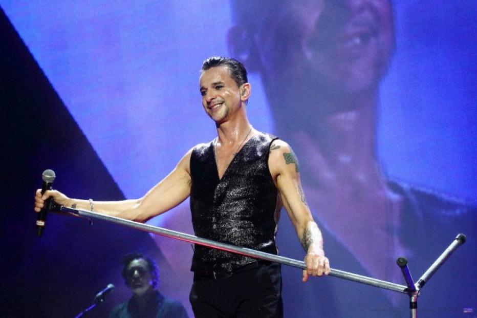 Depeche Mode perform at the Stadio Olimpico in Rome