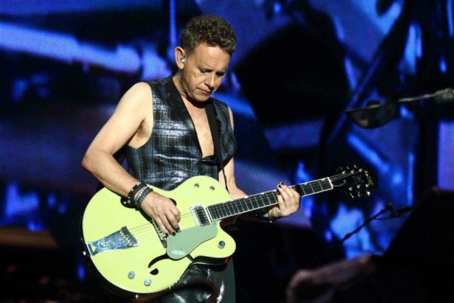 Depeche Mode perform at the Stadio Olimpico in Rome
