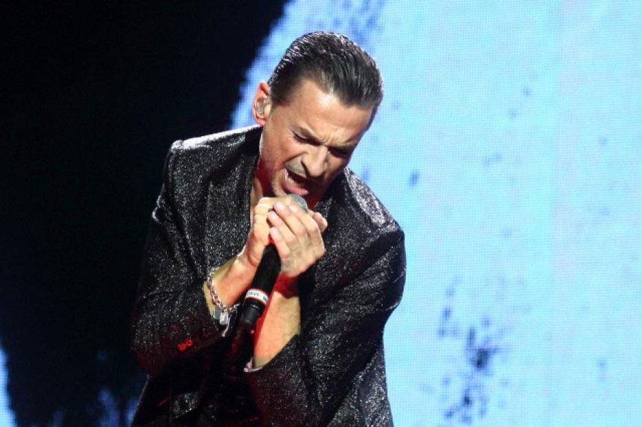 Depeche Mode perform at the Stadio Olimpico in Rome
