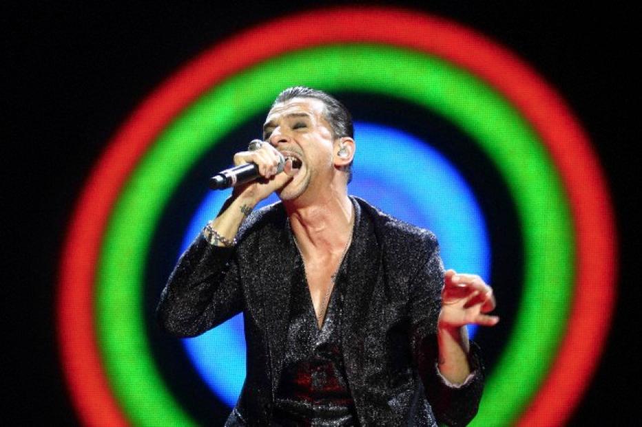 Depeche Mode perform at the Stadio Olimpico in Rome