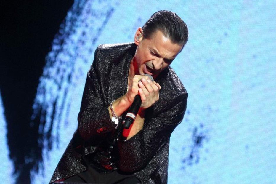 Depeche Mode perform at the Stadio Olimpico in Rome