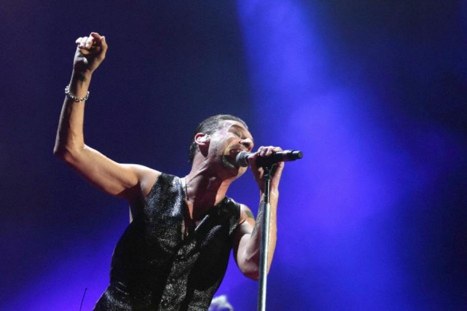 Depeche Mode perform at the Stadio Olimpico in Rome