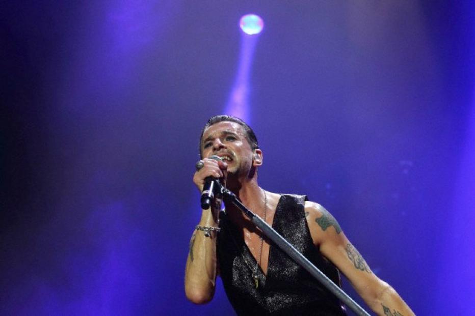 Depeche Mode perform at the Stadio Olimpico in Rome