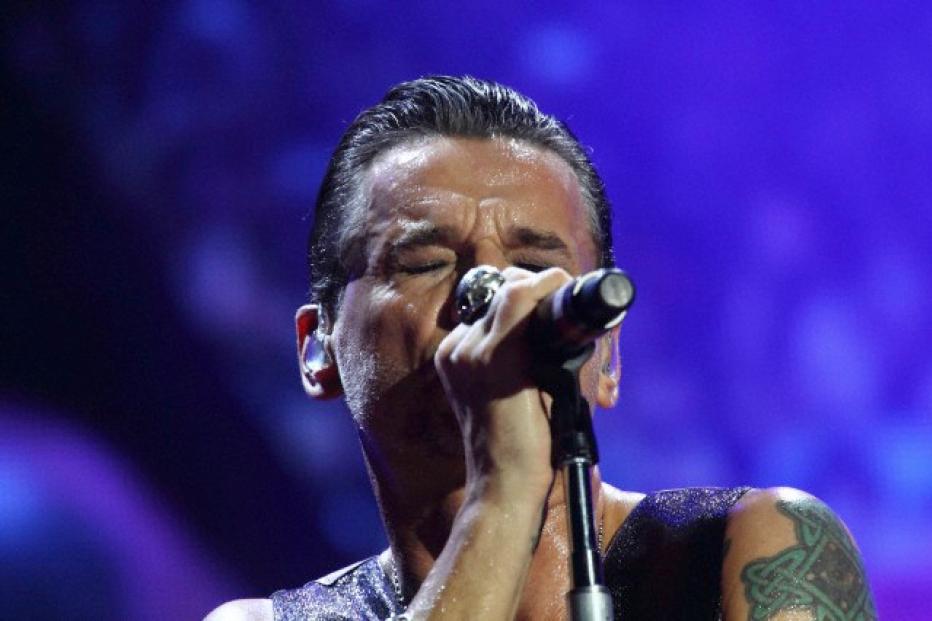 Depeche Mode perform at the Stadio Olimpico in Rome