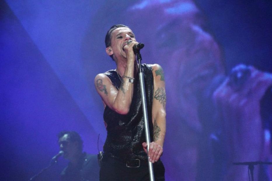 Depeche Mode perform at the Stadio Olimpico in Rome