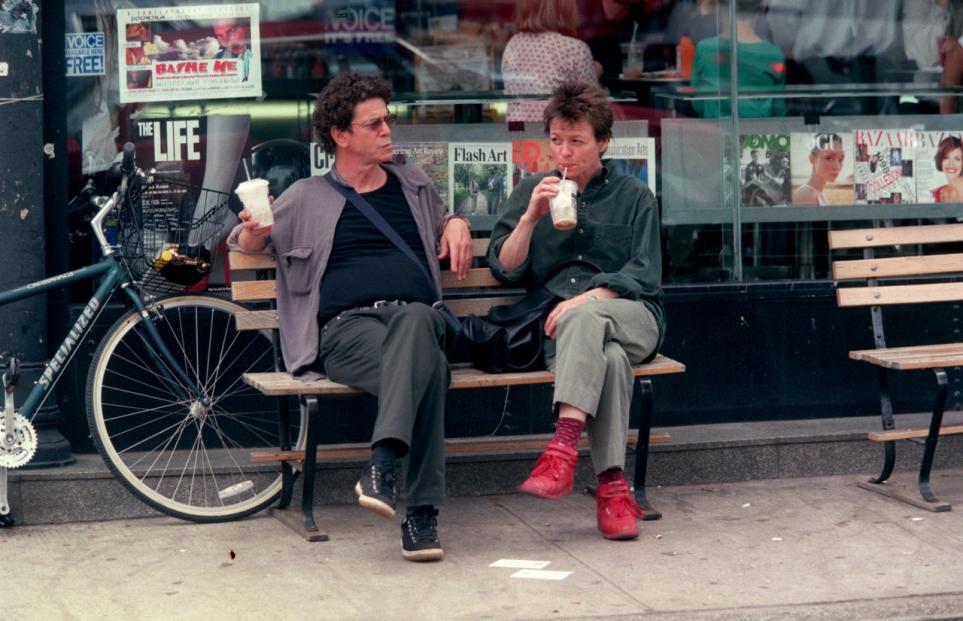 Lou Reed con Laurie Anderson