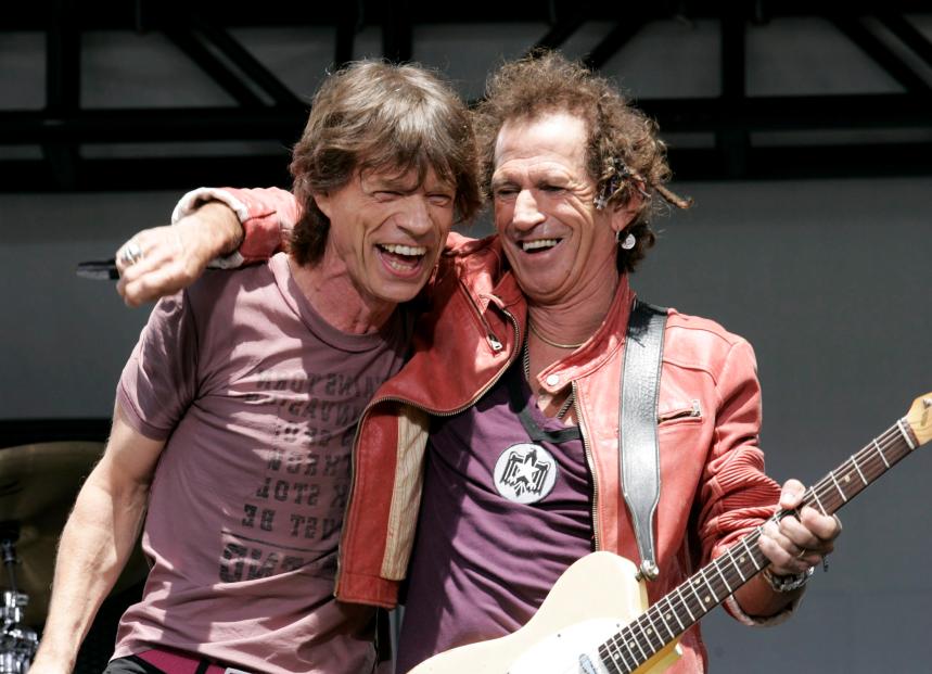 Mick Jagger e Keith Richards