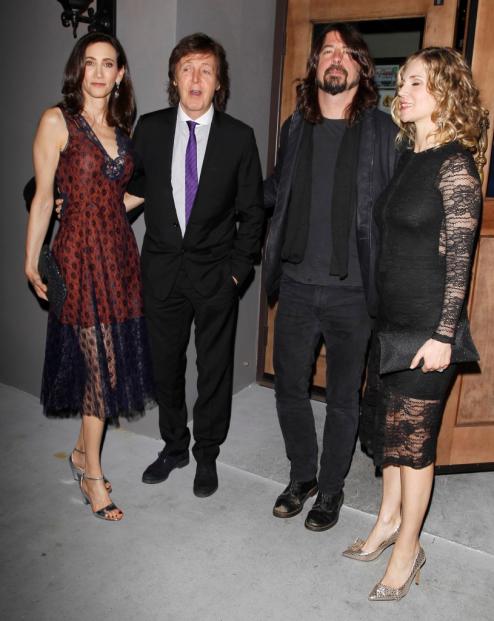 Paul McCartney e Dave Grohl