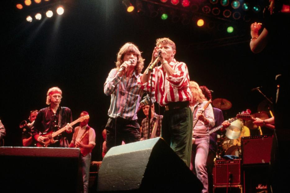 David Bowie e  Mick Jagger 