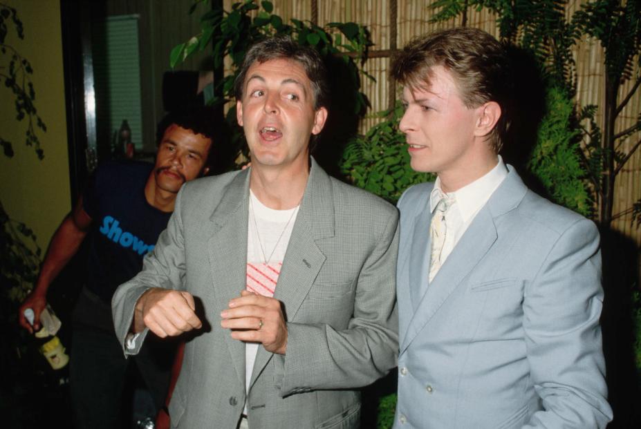 Paul McCartney e David Bowie