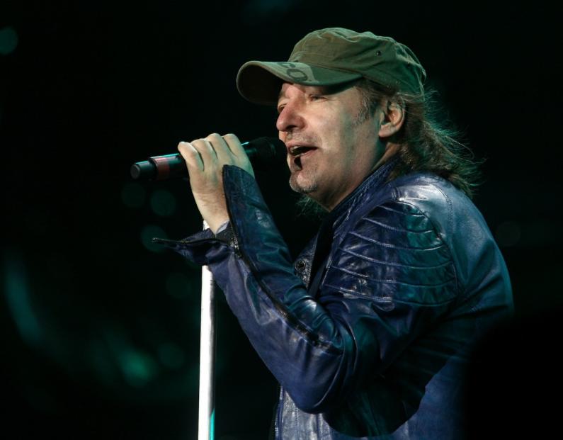 Archive images of Vasco Rossi live in Porto di Genova, Italy