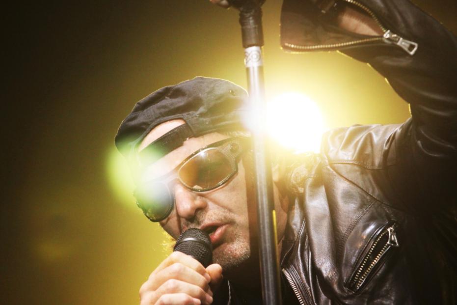 Archive images of Vasco Rossi live in Mantova sport arena