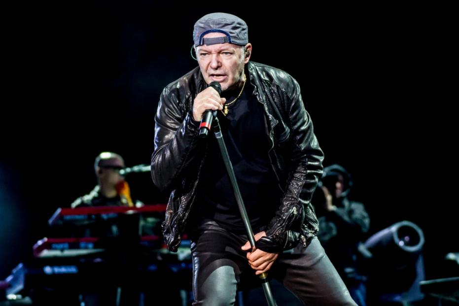 Italian rocker Vasco Rossi performs live at Stadio Olimpico in Turin