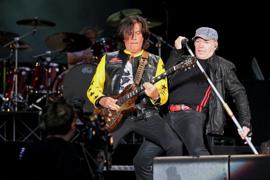 Vasco Rossi performs in concert in Florence