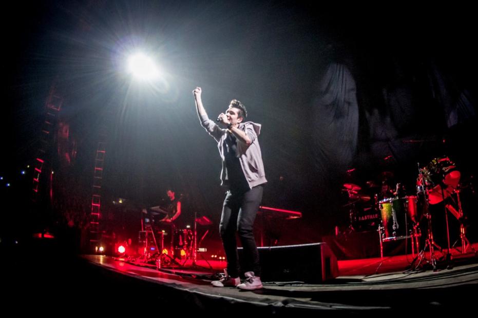 English rock band Bastille performs live in Milan
