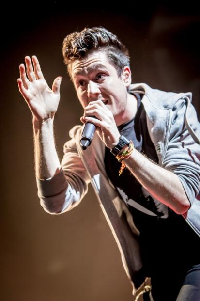 English rock band Bastille performs live in Milan