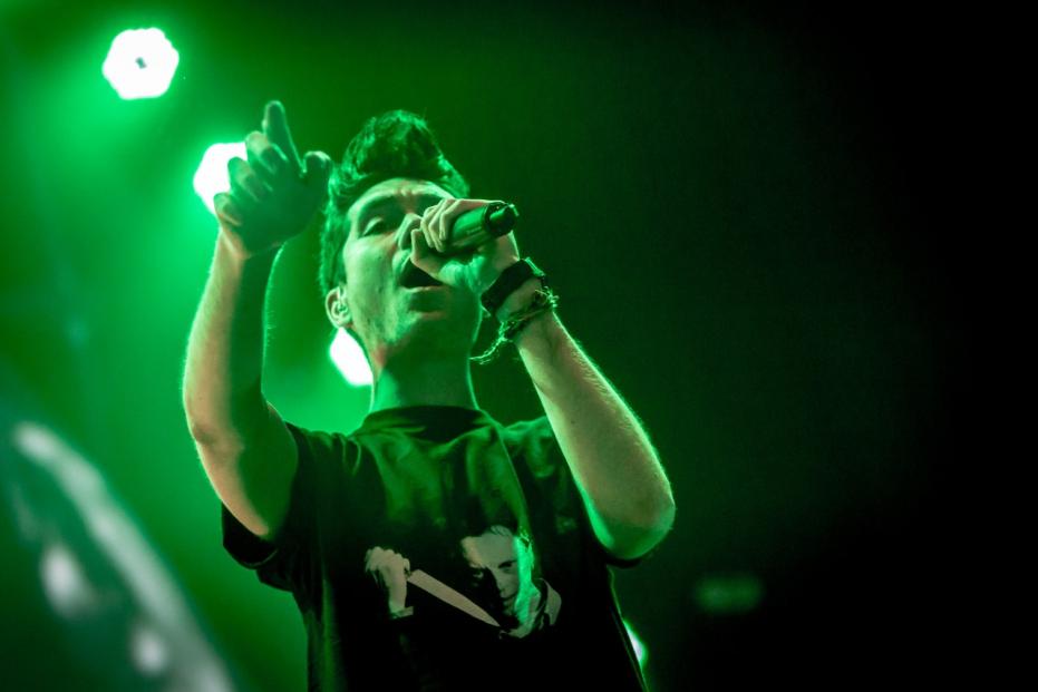 English rock band Bastille performs live in Milan
