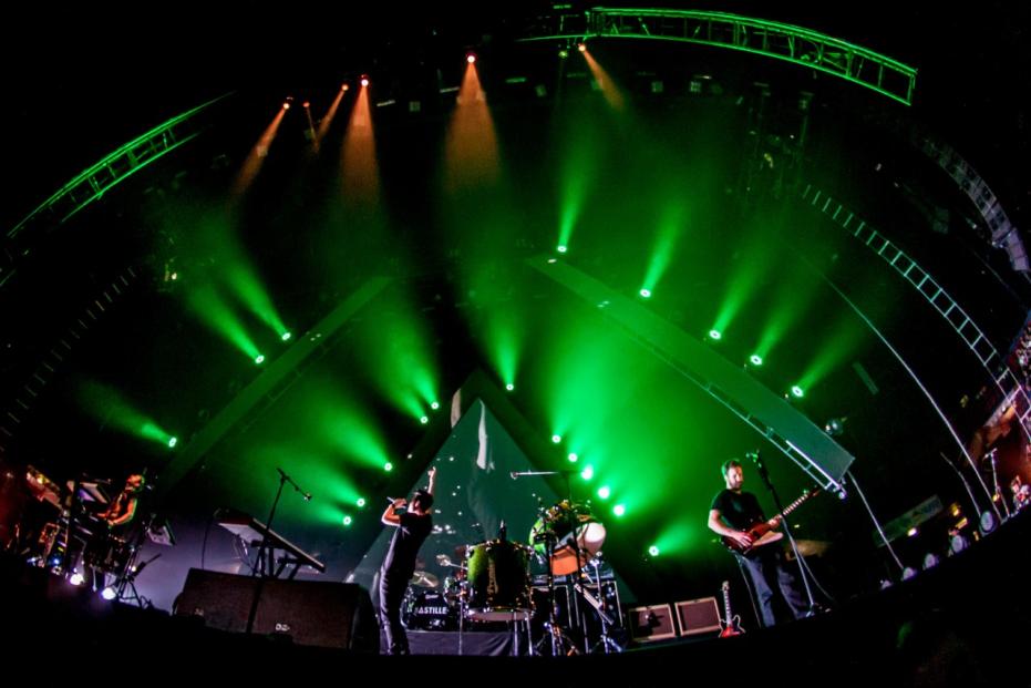 English rock band Bastille performs live in Milan
