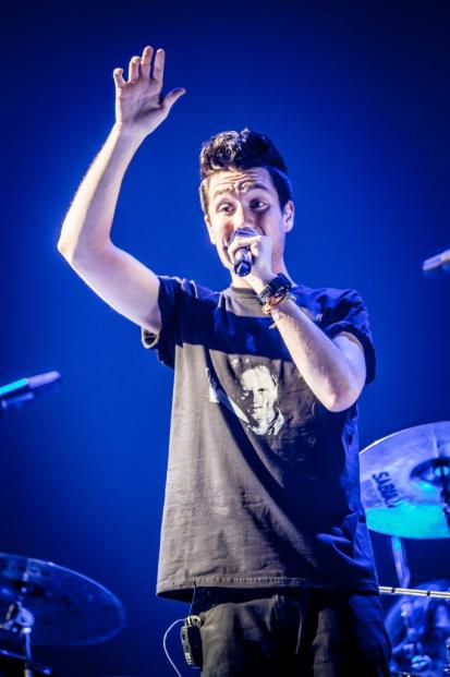 English rock band Bastille performs live in Milan
