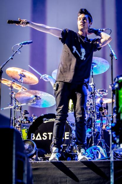 English rock band Bastille performs live in Milan