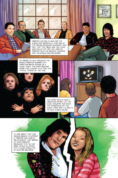Fumetto Freddie Mercury