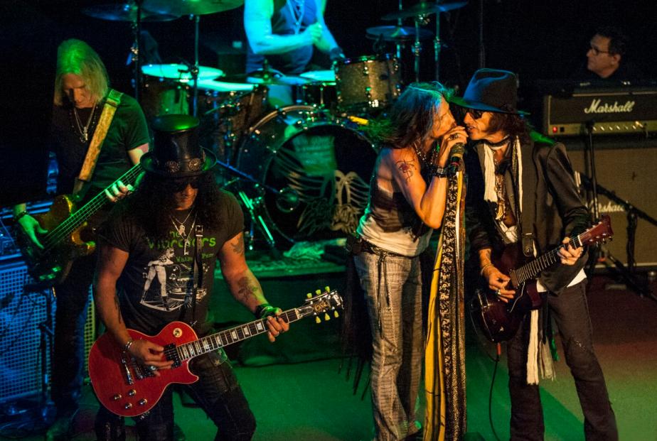 Aerosmith performs at The Whisky A Go Go in Los Angeles April8,2914